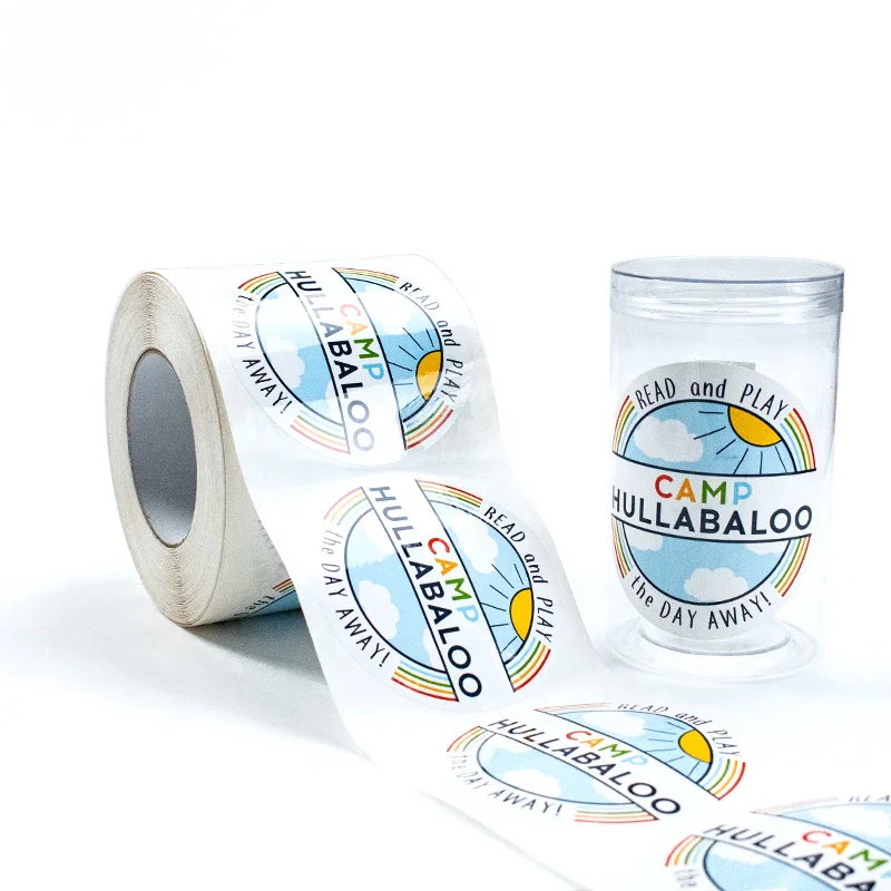 Custom Printing High Quality Label Waterproof Self Adhesive Custom Printed logo Round Label Stickers for Food