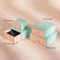 Black Cardboard Drawer Set Box Sliding Necklace Earring Ring Bracelet Storage Packaging Paper Luxury Jewelry for Woman Wholesale