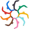 10 Colors Plastic Purse Bag Kiss Clasp Lock Frame Coin Purse for Bag