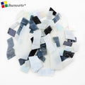 1000g Black Grey White Series Mixed Color Water Resistant Stained Glass Scraps Glass Mosaics Blend Loose Tile for Room Mosaic