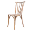 Wholesale  Wood Frame Rattan Back Stackable Botanica Chair Convenient Rental New Style Wedding Event Chair