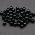 HY Hot selling 10mm Semi-precious stones Black Agate round Cut Loose Beads round beads