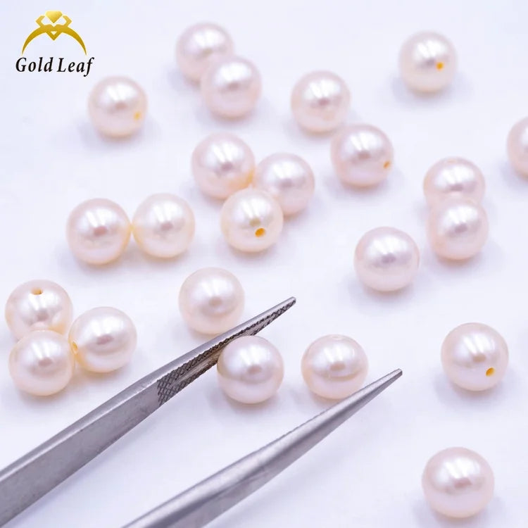Factory Wholesale Goldleaf Brand 3A-5A Quality Natural Seawater Pearl 3mm-12mm White Loose Pearls Certified Jewelry Making