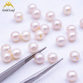 Factory Wholesale Goldleaf Brand 3A-5A Quality Natural Seawater Pearl 3mm-12mm White Loose Pearls Certified Jewelry Making MegaBDM