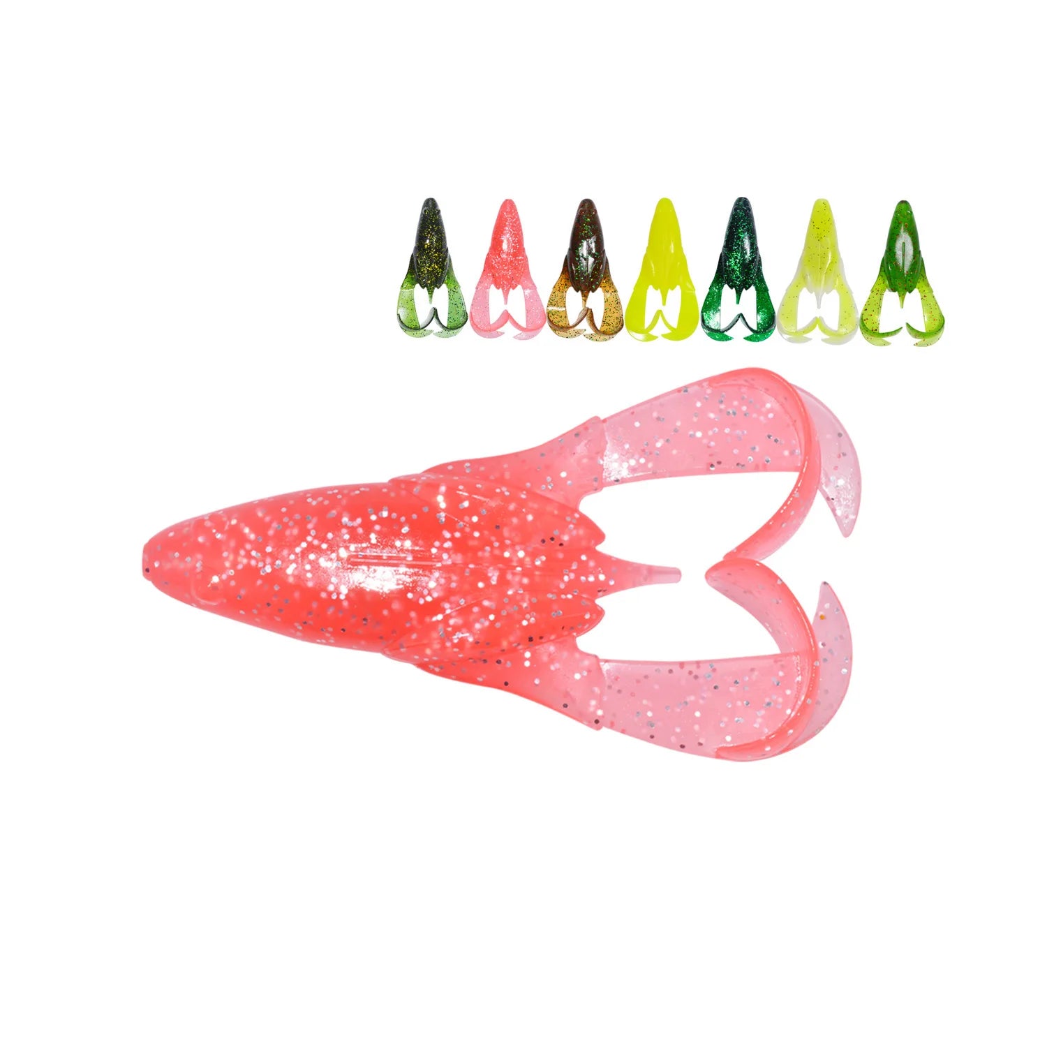 Soft Fishing Lure Frog Baits Trout Bass 90mm 15.5g 2pcs Lure Silicone Swimbait Jigging Wobblers for Pike Artifical Rubber Bait