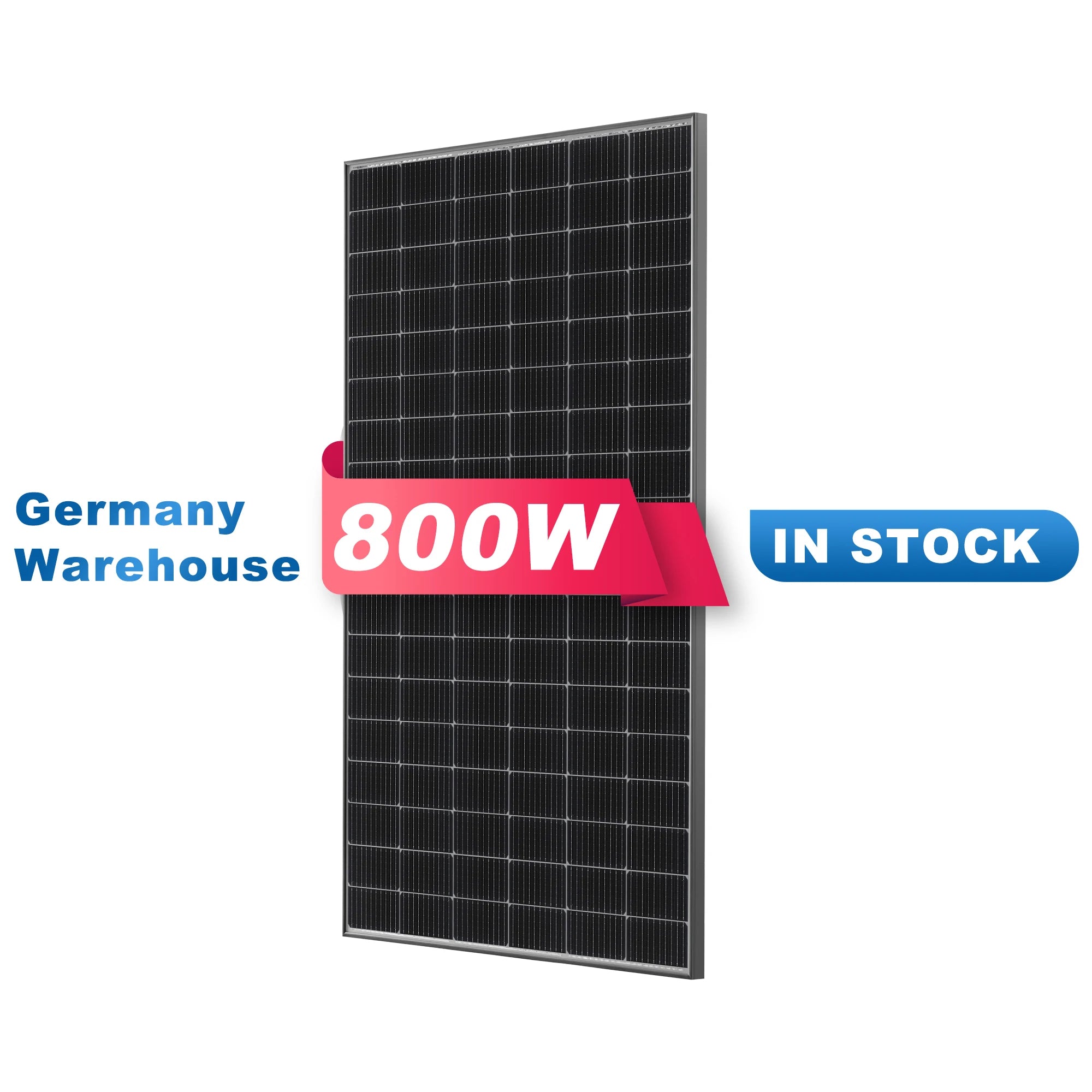 Eu Warehouse in Stock JA LONGi Suntech Solar Panels 445w 550w 540w Half Cell Solar Paneles Solares Para Casa Full Black