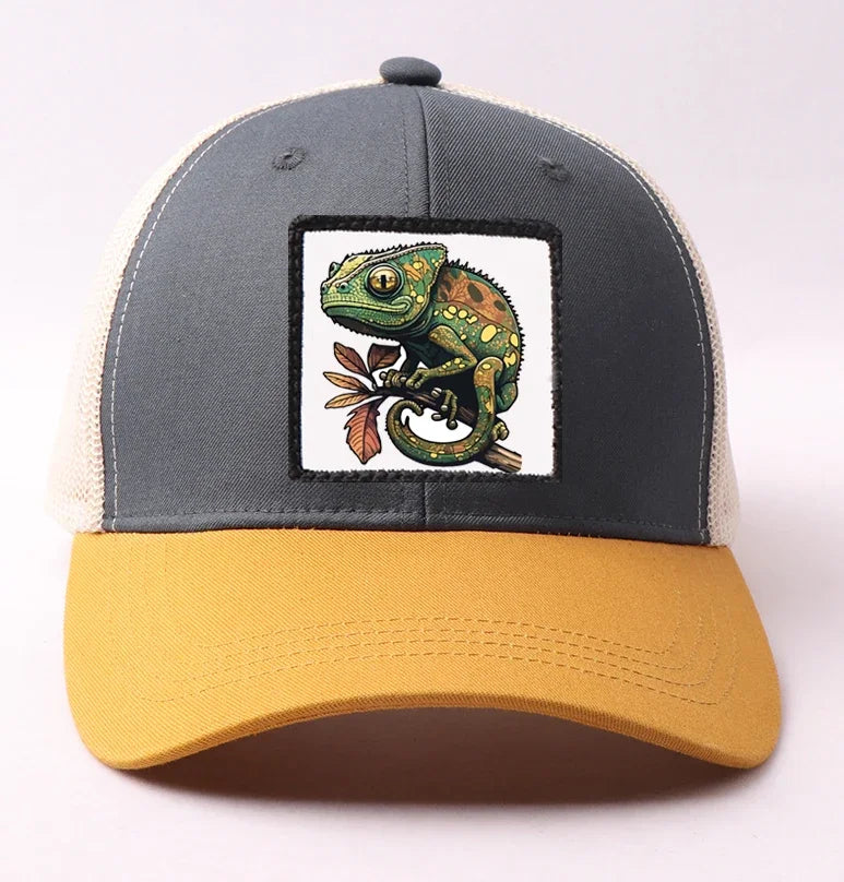 Custom Trucker Hat Hip Hop Street Sunshade Embroidery Summer Common Cotton 6 Panel Mesh Patch Logo Unisex Adjustable Four