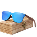 For KINGSEVEN 2022 Sunglasses Original Polarized Walnut Wooden Glasses for Men and Women Mirror Lens Eyewear Shades 5504