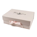 Custom Embossed Rigid Wedding Gift Box for Guests with Recycled Materials Custom Size CMYK/PMS Color Options