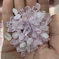 Wholesale Nature Crystal Rose Quartz Gravel Chips Stones for Decoration