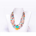 Wholesale New Design Bohemia Rice Beads Chain Handmade Necklace for Women Holiday Beach Holiday Adjustable Necklace Jewelry