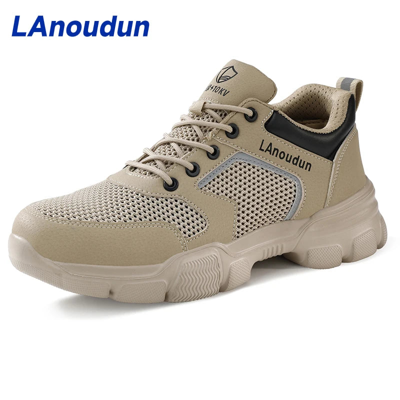 LAnoudun  Safety Shoes Anti-puncture Insulation 10KV New  Fashion Safety Work Shoes