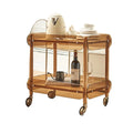 Acrylic Trolley Shelf Creative Acrylic Kitchen Small Coffee Trolley Mobile Storage Table