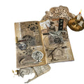 20pcs/pack Retro Memo Pad Sample Data Half-Life Love Letter Series Retro Artistic Journal Material Decorative Sticker 4 Models