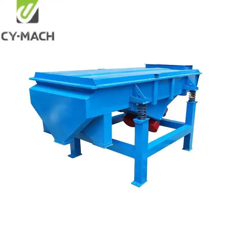 CY  Electric Vibrating Sieving Machine Linear Vibrating Sieve Wood Chips Classifier