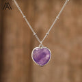Crystal Heart Pendant Fashion Necklace Silver Chain Stone Choker LOVE Jewelry Women Valentines Gift