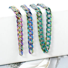 Deepeel RM063 7mm Handbag Hardware Purse Handles Handbag Chains Rainbow Bag Chains