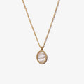New Arrival Elegant Simple Dainty Rose Print Pearl Necklace Set Attractive Little Necklace Jewelry