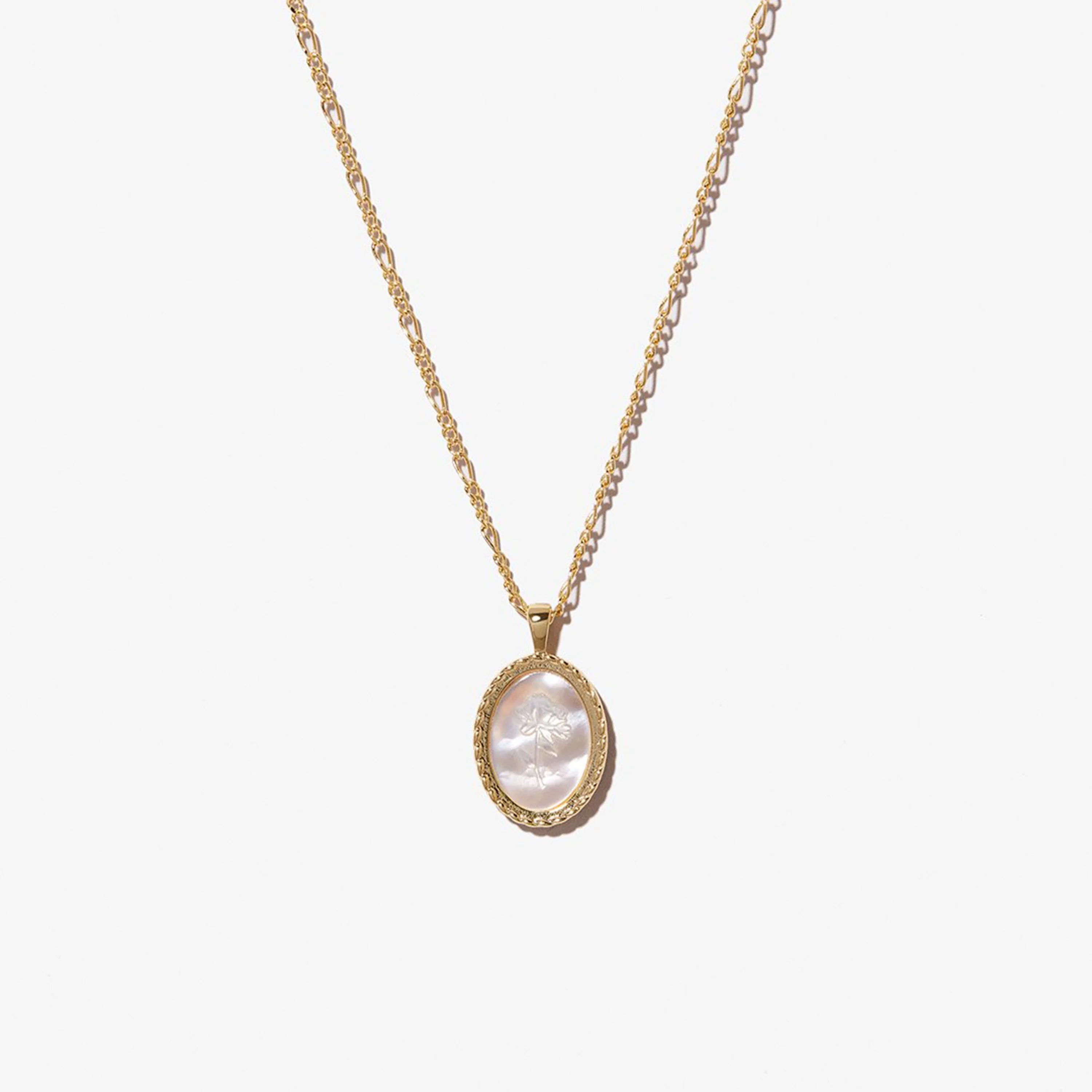 New Arrival Elegant Simple Dainty Rose Print Pearl Necklace Set Attractive Little Necklace Jewelry