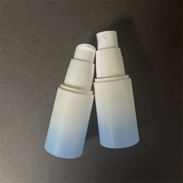 Manufacturer Directly Supplies 15ml 30ml 50ml Cosmetics Set Acrylic Cream Cream Cans and Gradient Pink Blue Frosted Serum Flask