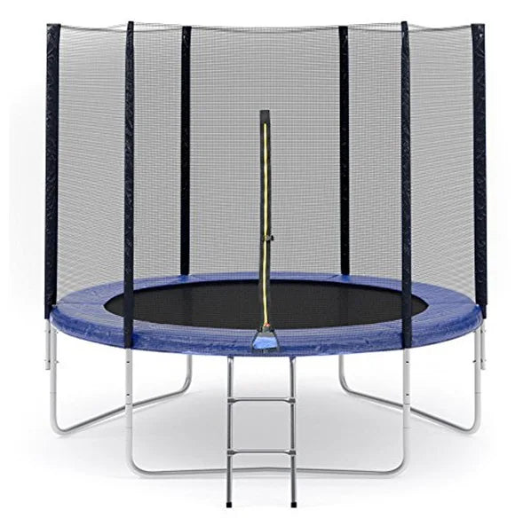 SPORTVUE PP Material Adult Trampoline with Enclosure and Safety Net Round Outdoor Design