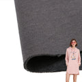 Black Silver fox Feather Black Cotton Sweat Cloth Laminated Warm Sweater Fabric Can Be Customized Color Fabrics