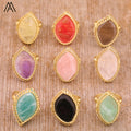 Crystal Rings Fashion Jewelry healing Crystals Quartz Gemstone Gold Ring Birthday Gift