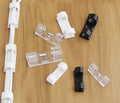 20pcc/set Wire Organizer Securing Cable Clamp Storage Clips Buckle Data Line Finishing Tool Fixed Fit Cables Wire Storage Clips