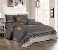 2022 New Design Floral Plaid Quilt Set King/Queen/Twin Size Christmas Microfiber Plush Quilted Bedspread for Home Use