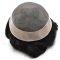 LONGFOR Mono Style Comfortable Men's Wigs Durable Good Quality Human Hair Toupee
