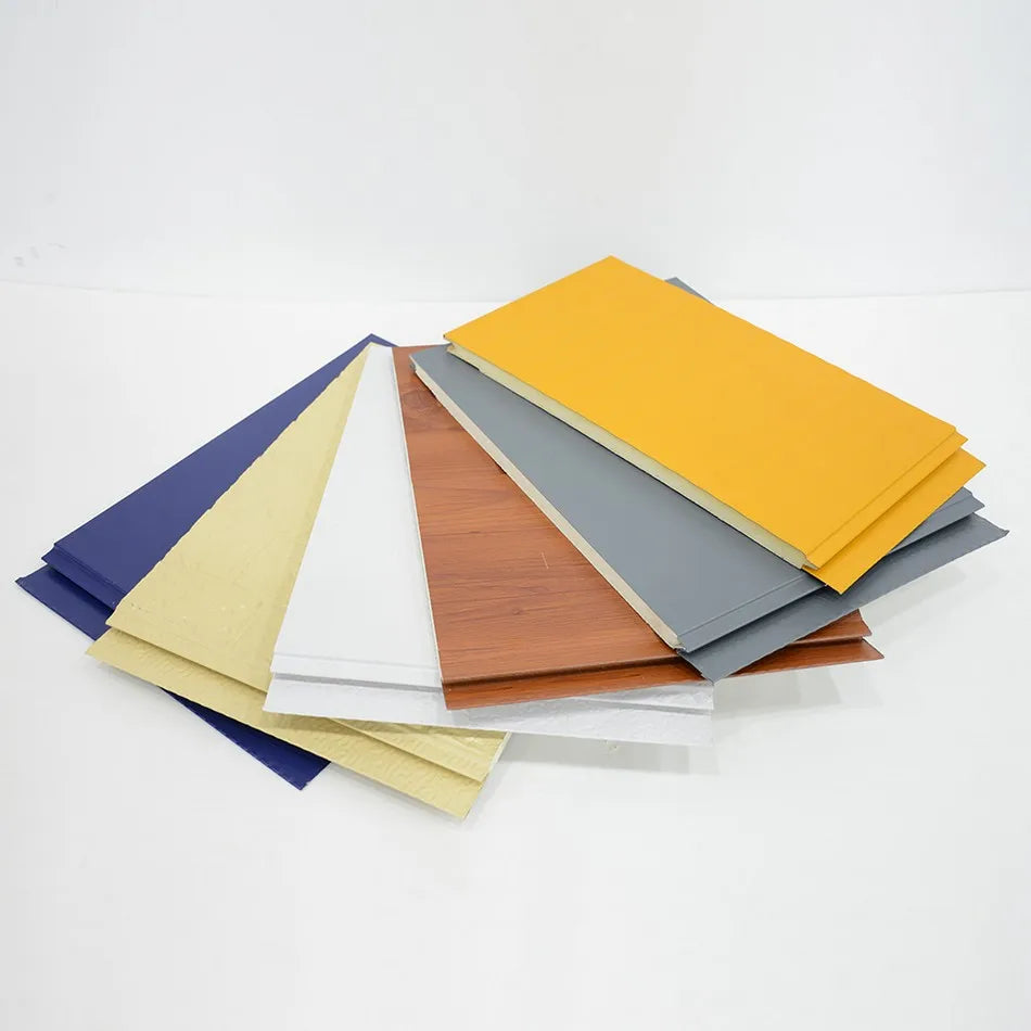 Insulation Acoustic Wall Panels Metal Exterior Lightweight Modern Decorative Polyurethane Core