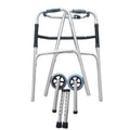 Safebond 2024 High Quality Aluminum Walker & Rollator CE Certified 136kg Capacity Adjustable Height Foldable for Elderly Care