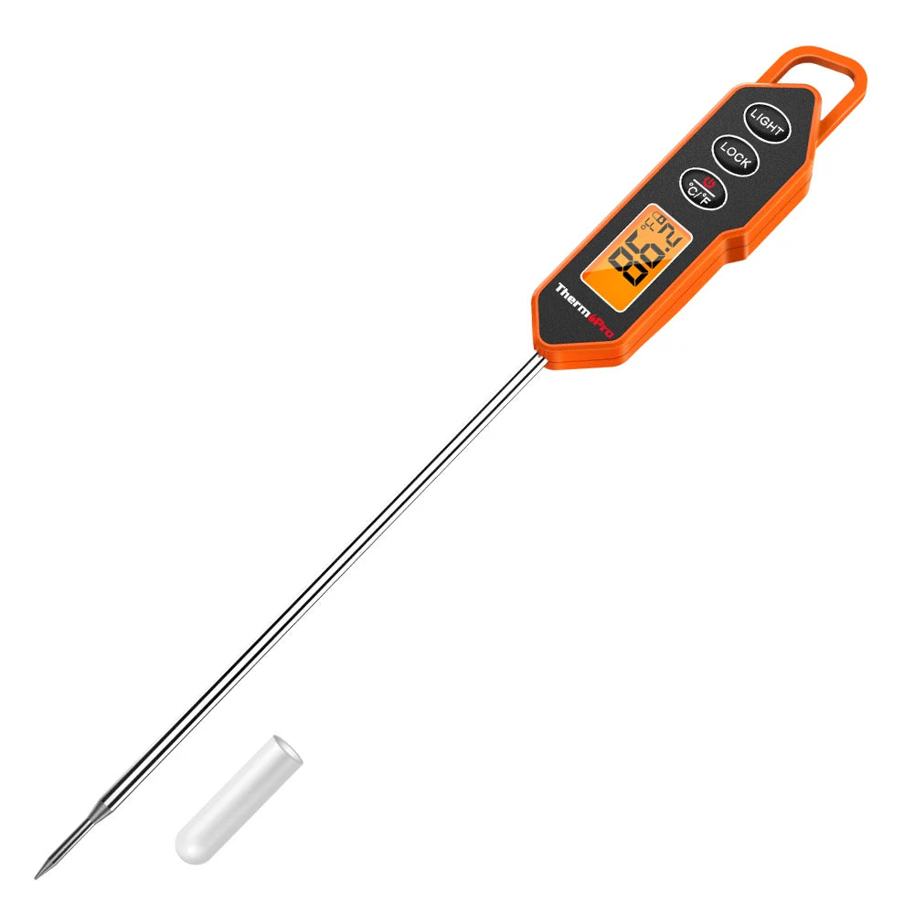 Thermopro TP01H Backlit Instant Read Digital Meat Baking Barbecue High Temperature Oven Thermometer