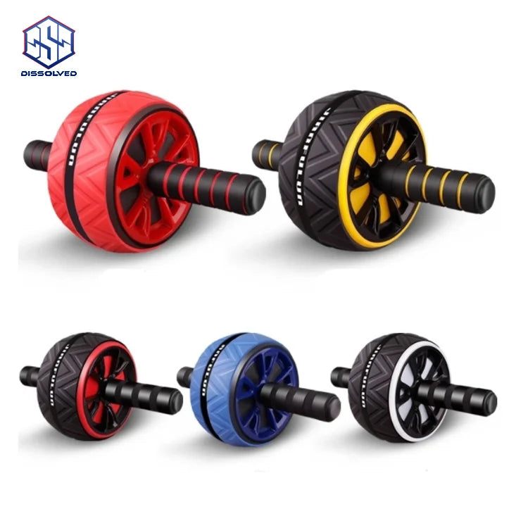 Red and Black Adjustable for AB Roller Eco-Friendly PP and PE with ABS Wheel for Home Gym Abdominal Exercise Made of EVA