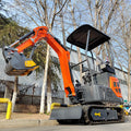 Miniature Crawler Type Rotary Drilling Fully Automatic Hydraulic Shed 1500KG Mini Excavator Bulldozer