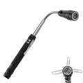 Outdoor Camping 3 LED Torch Flashlight Aluminum Alloy Body Flexible Telescopic Extendable Magnetic Pick-Up Tool