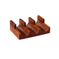 Wooden Hand Rolled Sushi Holder Cuisine Sushi Taco Stand Sashimi Sushi Tray