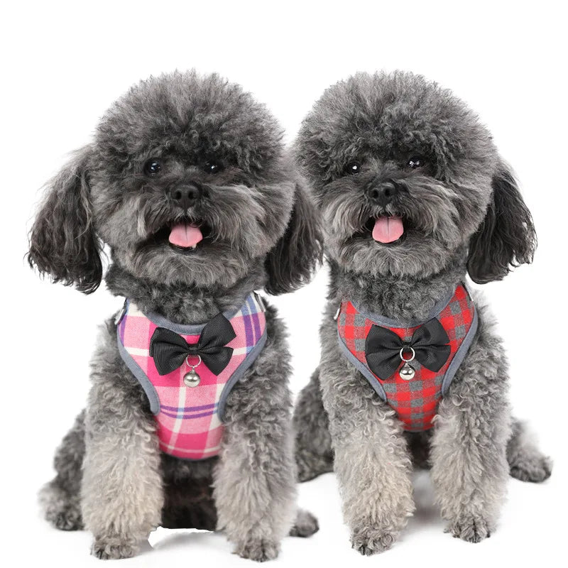 Mesh Small Dog Harness and Leash Set Puppy Cat Vest Harness for Chihuahua Pug Bulldog  Cat Dog Harness Vest Petshop