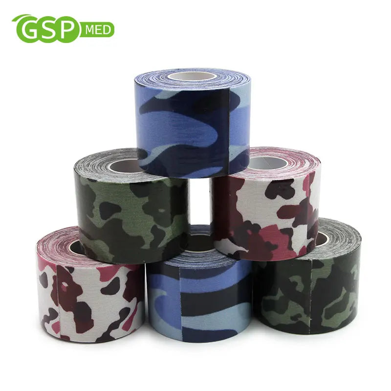 Wholesale Custom Printed Multicolor K Tape Sports Kinesiology Waterproof Print Kinesiology Tape Certificate-providing