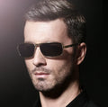 Hot Sale Unisex Polarized Sunglasses Metal UV400 Protection Shatterproof Sporty Style Gold Eyewear Accessories VEITHDIA V 2490-1
