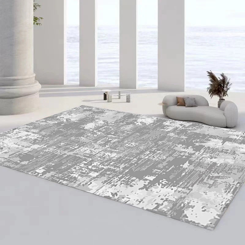High - Density Non - Slip Luxury Textured Living Room Rug Mat Latest Crystal Velvet Carpets Designs