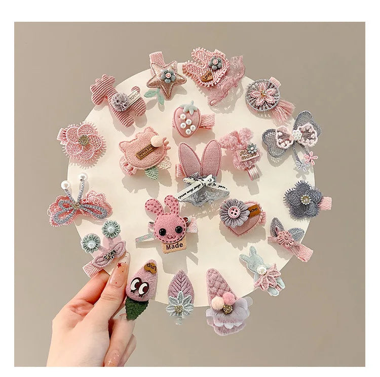 Hot Sale Baby Hair Clips for Girls  Non-Damaging Hairpins Baby Hair Clips  BB Clips  Cute Children's Hair Accessories