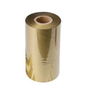 CK16 Gold Color Wax Ribbon Jumbo Roll for Thermal Transfer Barcode Printer