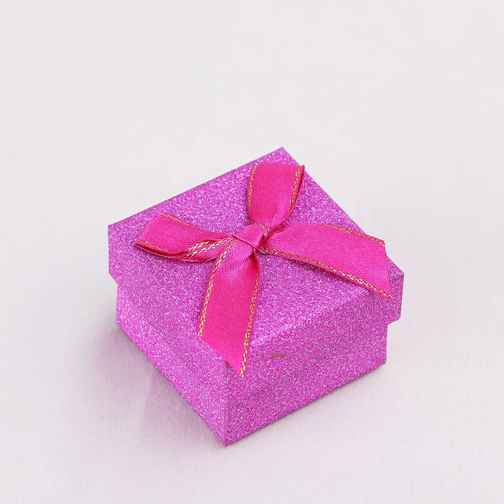 Ring Gifts Box Mixed Color Jewelry Packaging Paper Jewelry Case