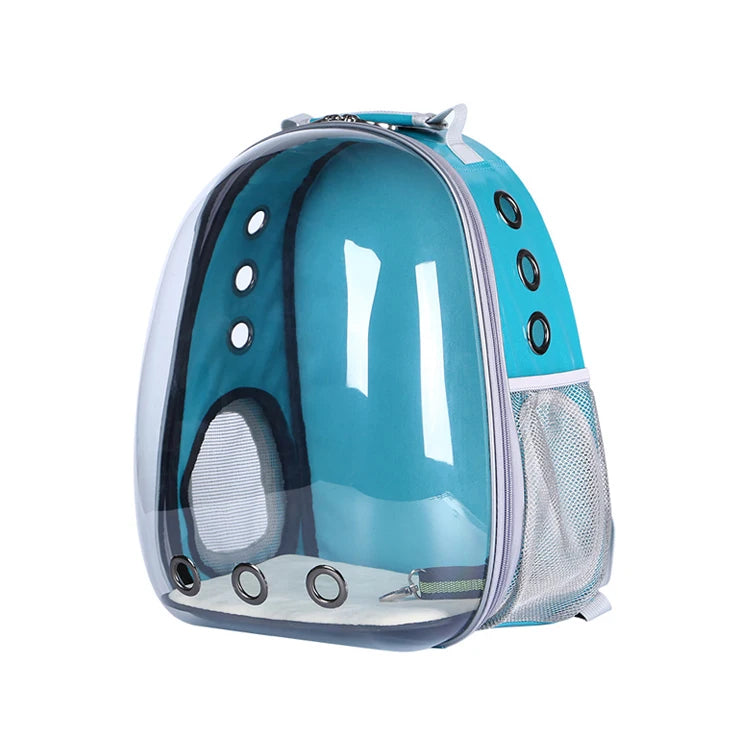 Travel Space Capsule Astronaut Breathable Dog Transparent Cat Oxford Zipper Eco-Friendly Portable Backpack Pet Carrier OEM