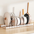 Factory Supply New Product Stretchable Kitchen Dish Rack Metal Pot Storage Holder