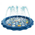 Cartoon Animal Inflatable Splash Pad | Shark & Dinosaur Themed Water Play Mat with Sprinkler for Kids