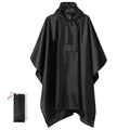 Multi Function 3 in 1 Waterproof Rain Poncho Lightweight Raincoat for Hiking Camping