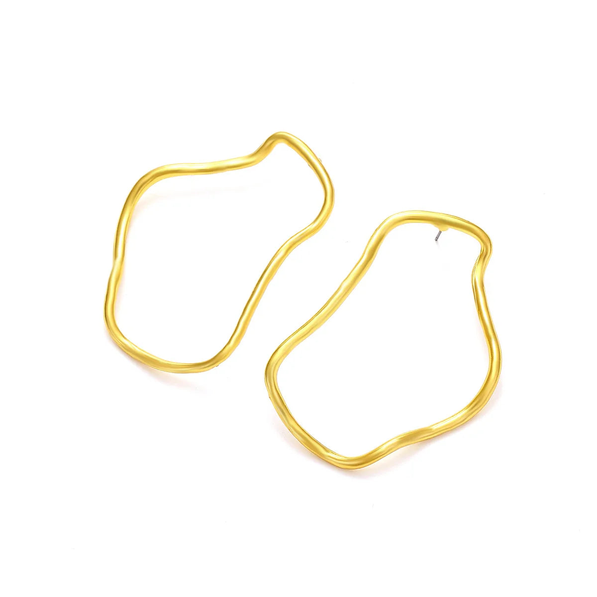Fashion Jewelry Earrings Simple Design Sense Irregular Geometry Earrings Retro Circle Studs Earrings.
