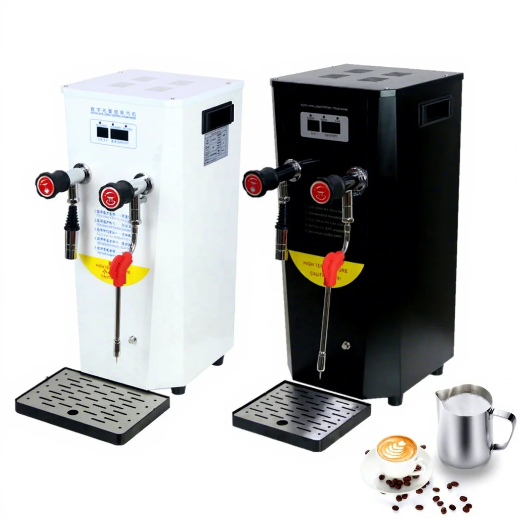 Commercial Milk Frother Wholesale Hot Drinks Equipment 10L Water Boiler LED Display Stainless Steel Milk Steamer Machine MegaBDM